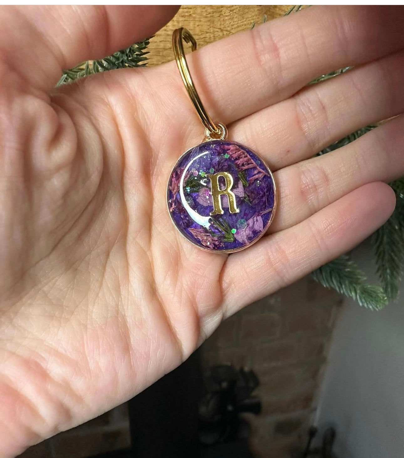 Purple forest floral