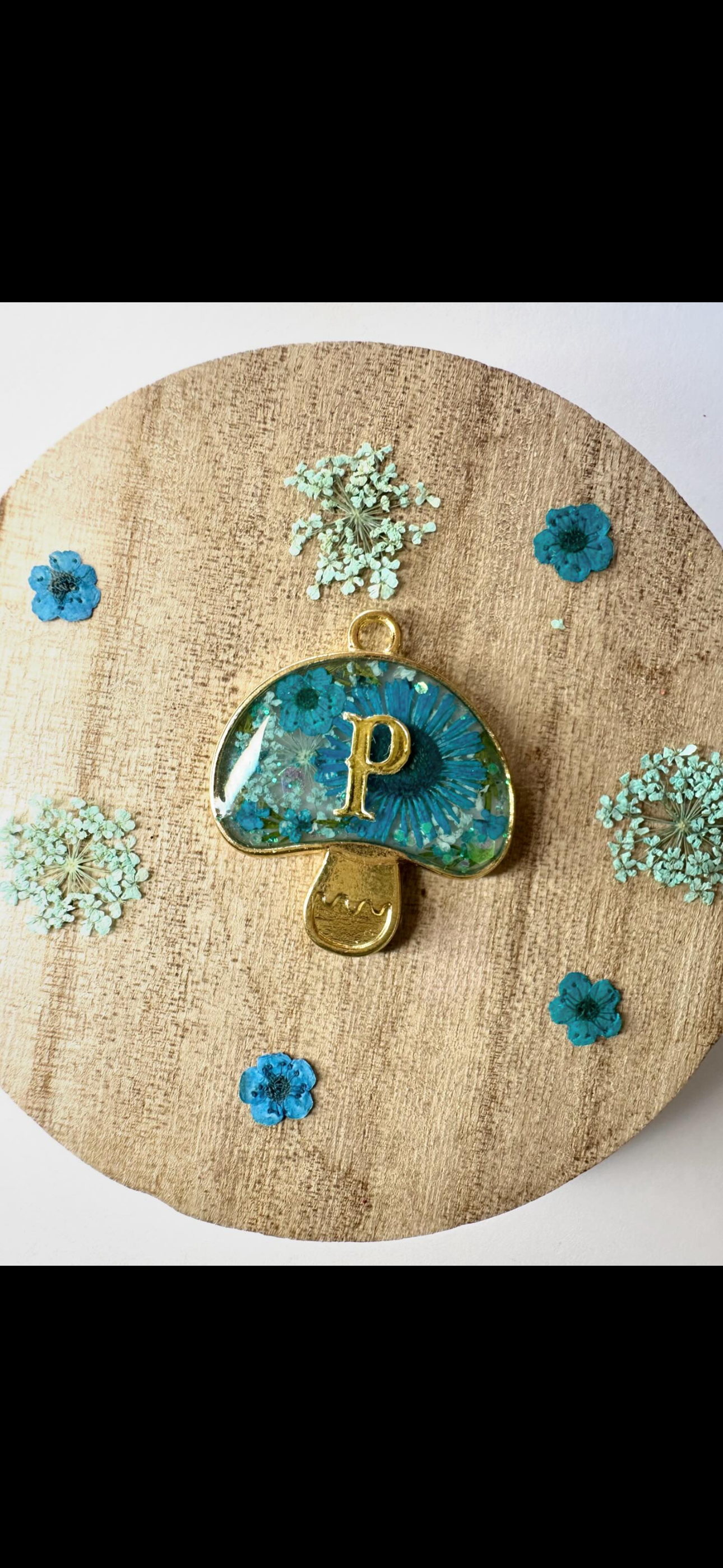 Blue mushroom