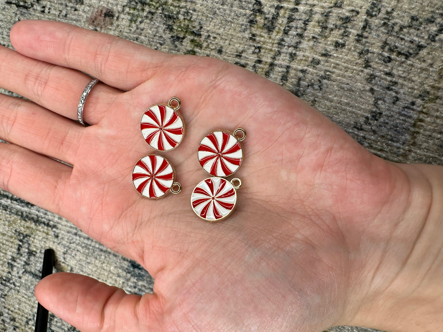 Red candy swirl