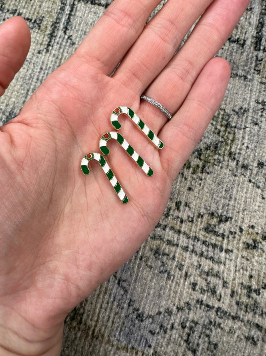 Green candy cane