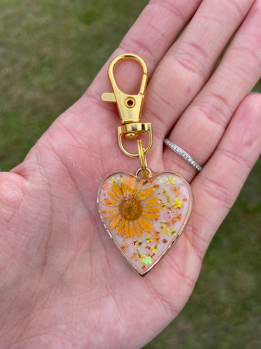 Summer sun heart