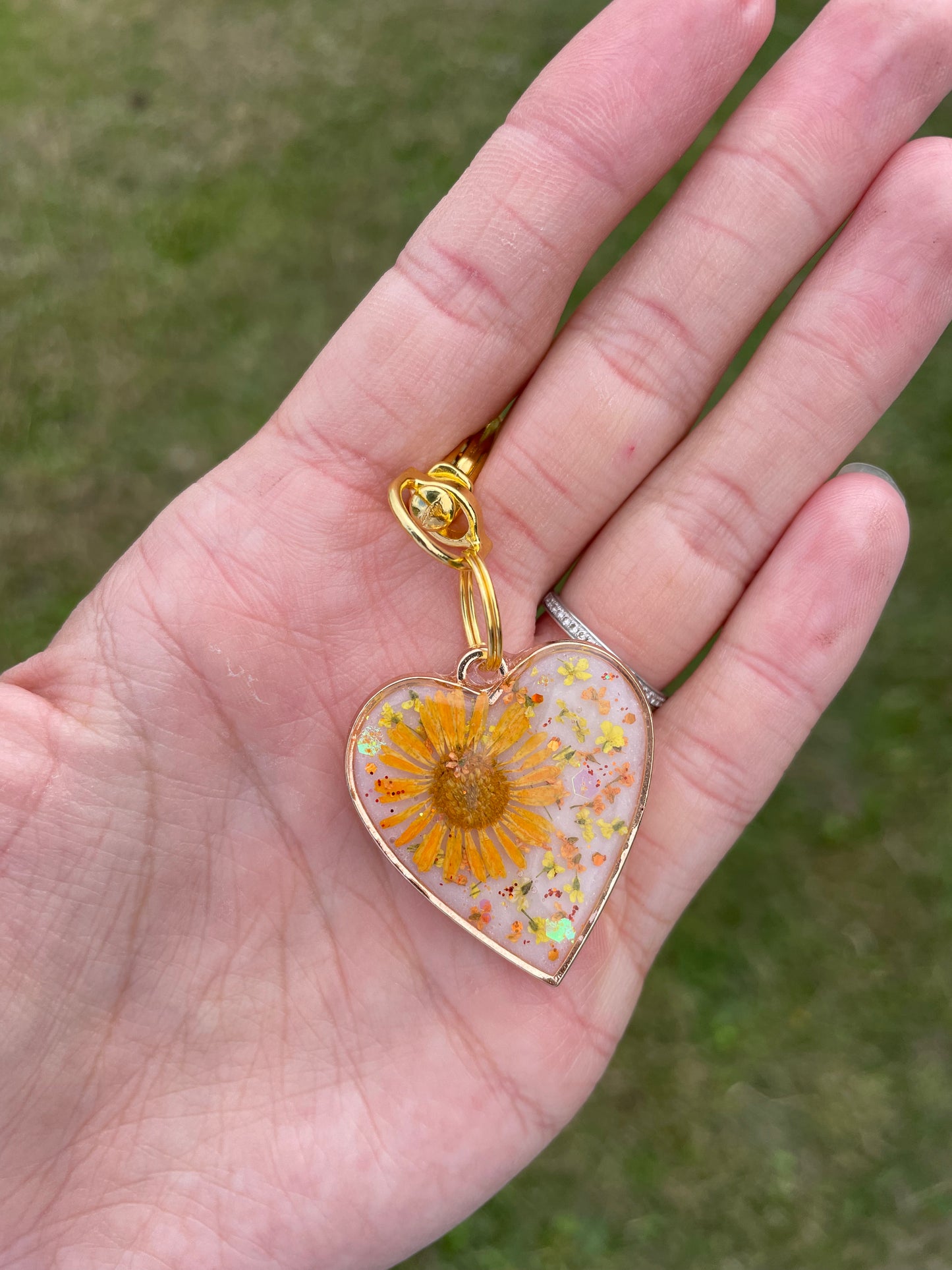 Summer sun heart