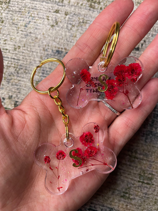 Red poppy effect tag